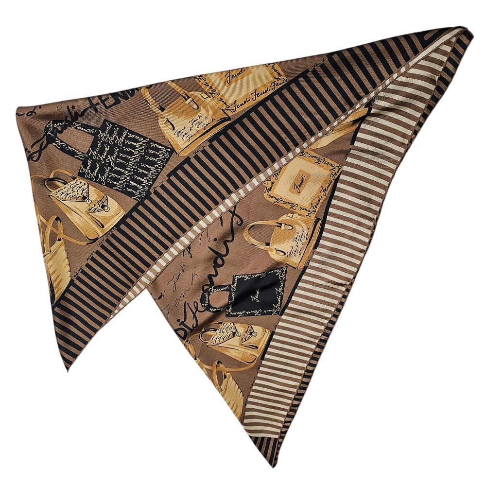 FENDI SILK SCARF - Picture 11 of 16